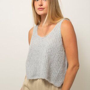 Atelier Delphine Sweater Tank in Mushroom